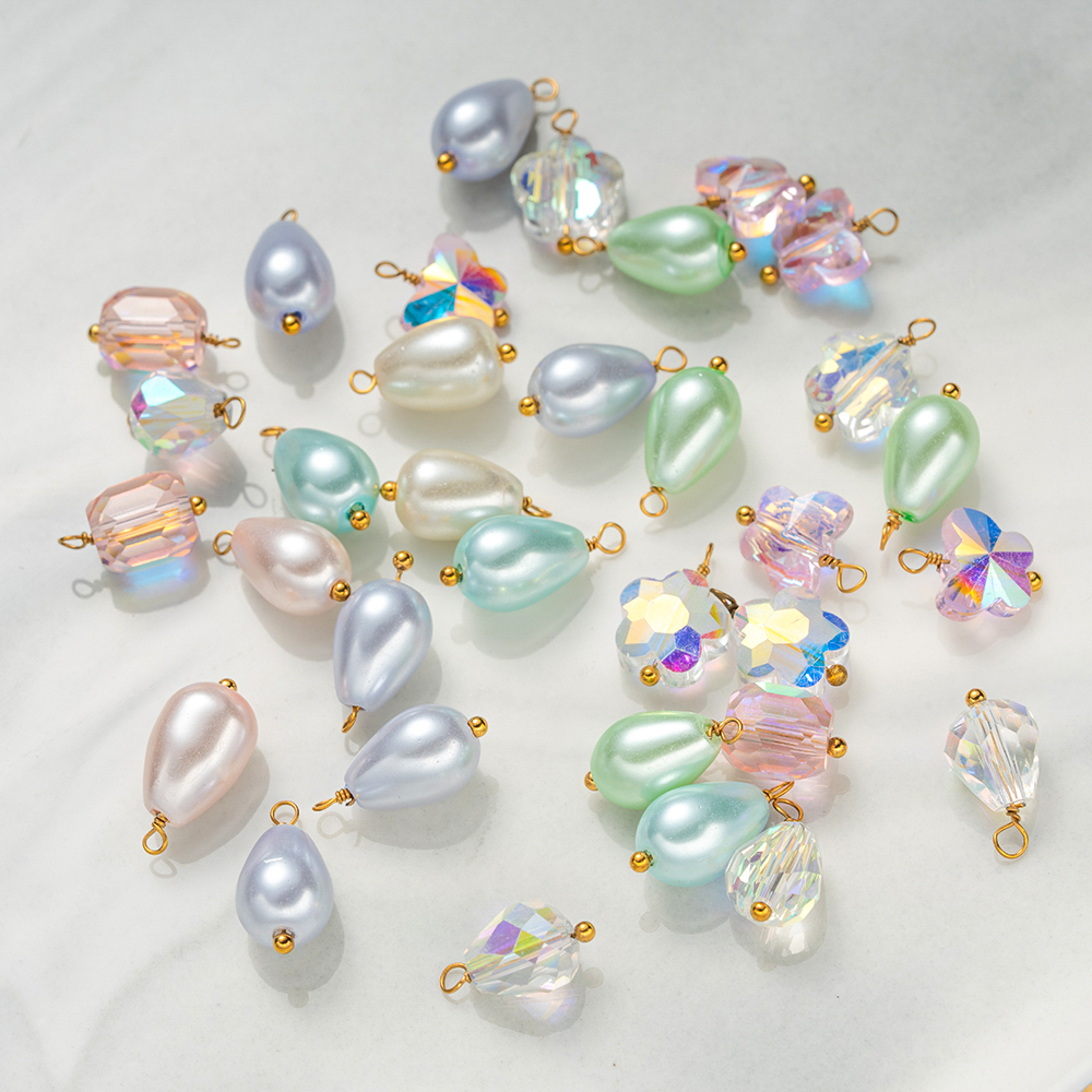 Butterfly Pendant Necklace - 5pcs Laser Flower Butterfly Charms Pendant