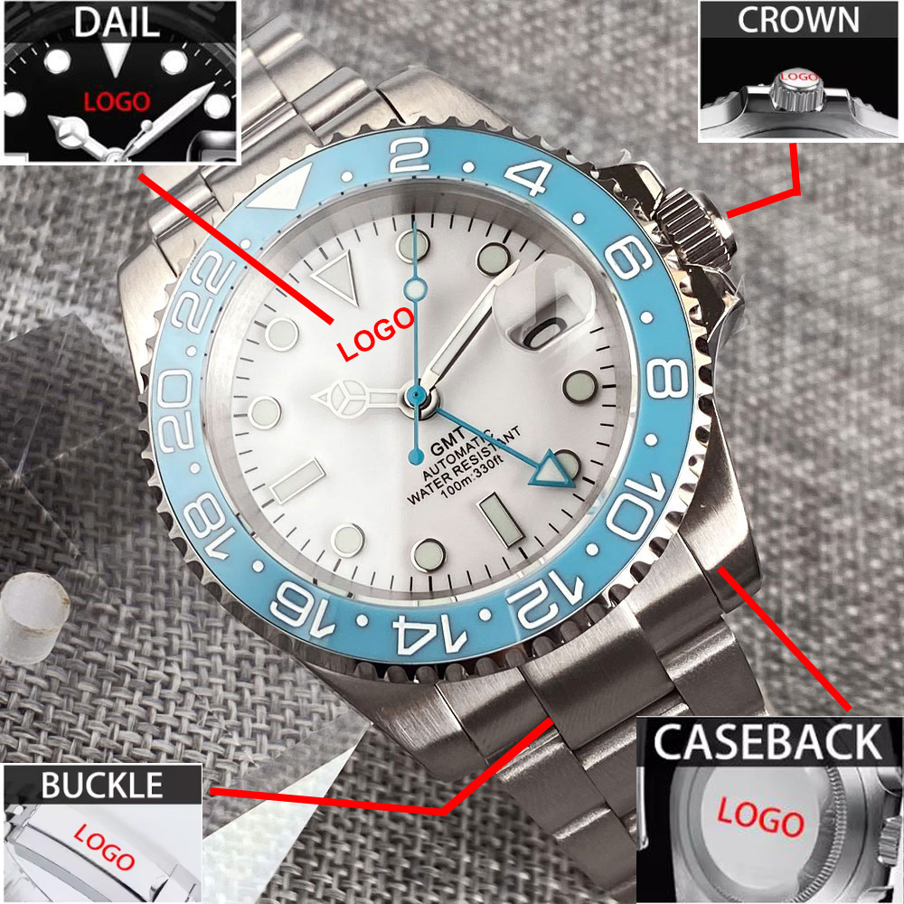 Jewelry Bracelet Watches - Customized 40mm Ice Blue Dial 200M