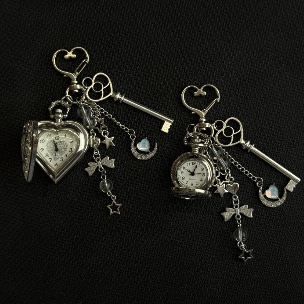 Mystery Jewelry Jar Watches - Original Hollow Heart Pocket Watch Chain