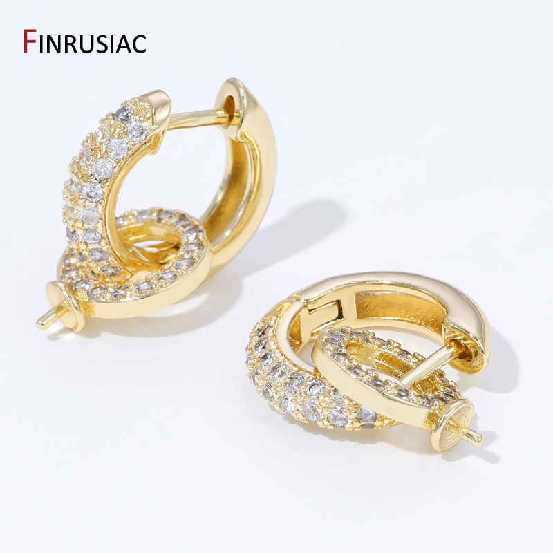 Gold Plated Ring - 18K Gold Plated Brass Inlaid Zircon