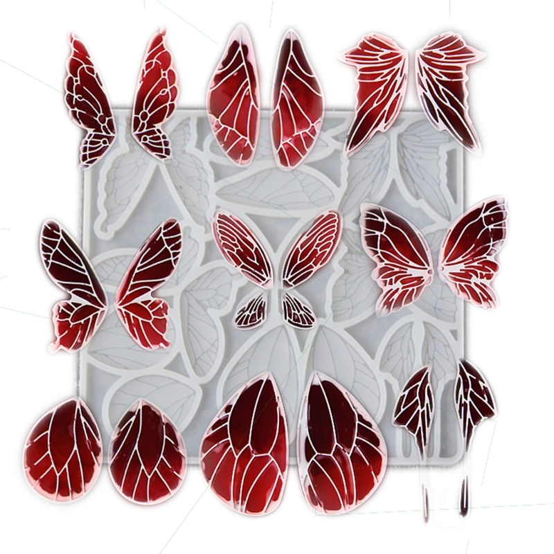 Butterfly Pendant Necklace - DIY Butterfly Wing Earrings Pendant Silicone