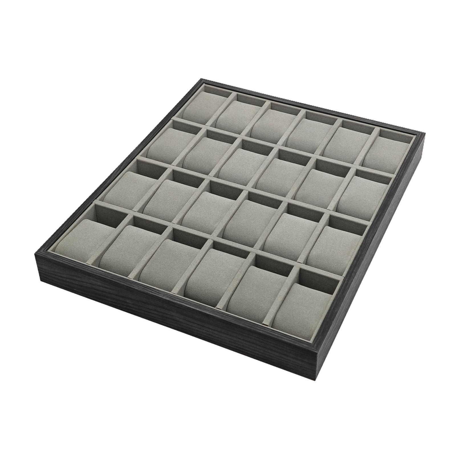 24 Slot Wooden Watch Storage T – Jewelry And Watches Exhibition recenzja i cena