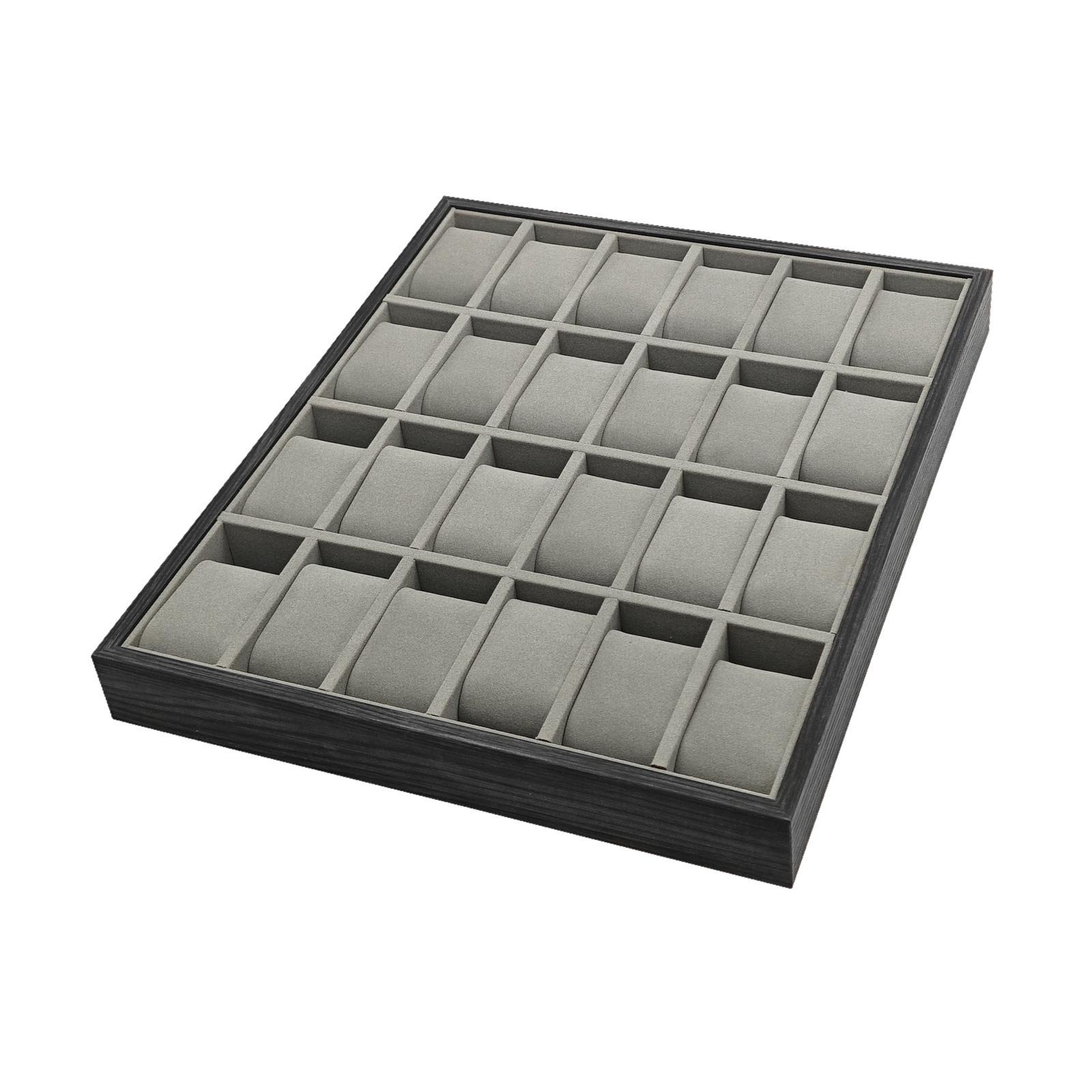 24 Slot Wooden Watch Storage T – Jewelry And Watches Exhibition recenzja i cena