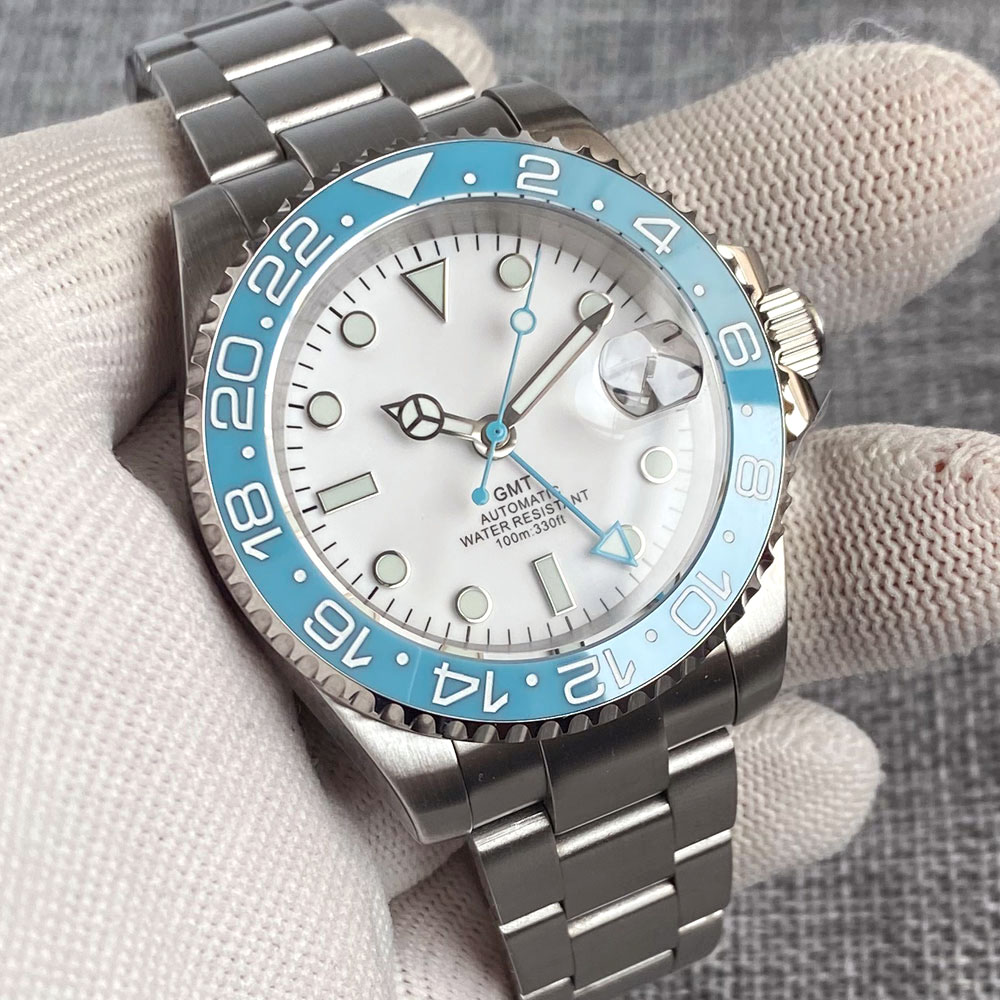 Customized 40mm Ice Blue Dial  – Jewelry Bracelet Watches recenzja i cena