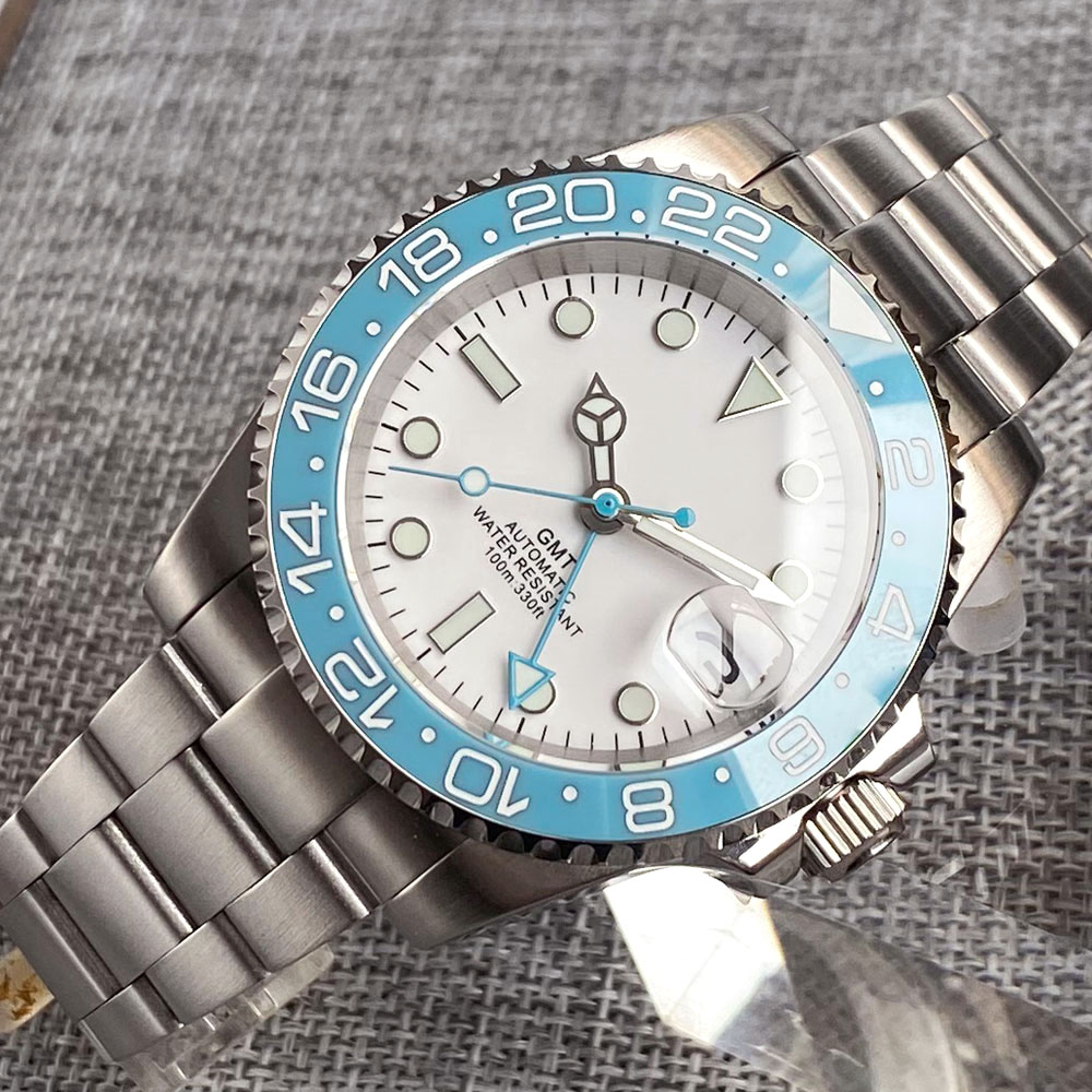 Customized 40mm Ice Blue Dial  – Jewelry Bracelet Watches recenzja i cena