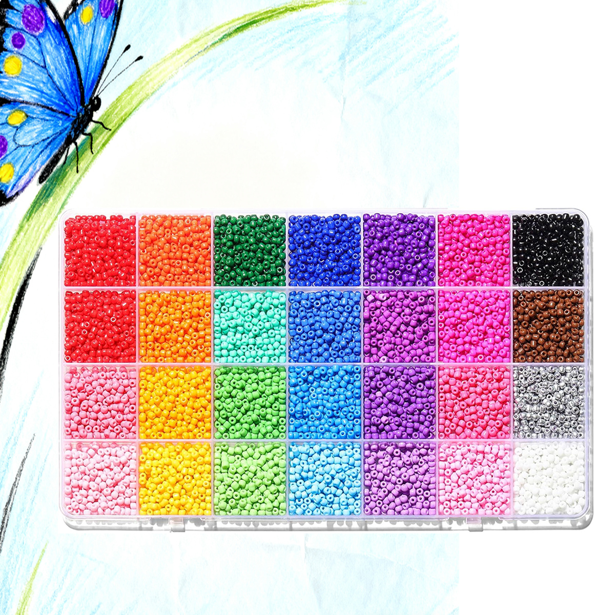 28 colors of 3mm seed beads, 7 – Fine Jewelry & Watches Photos recenzja i cena