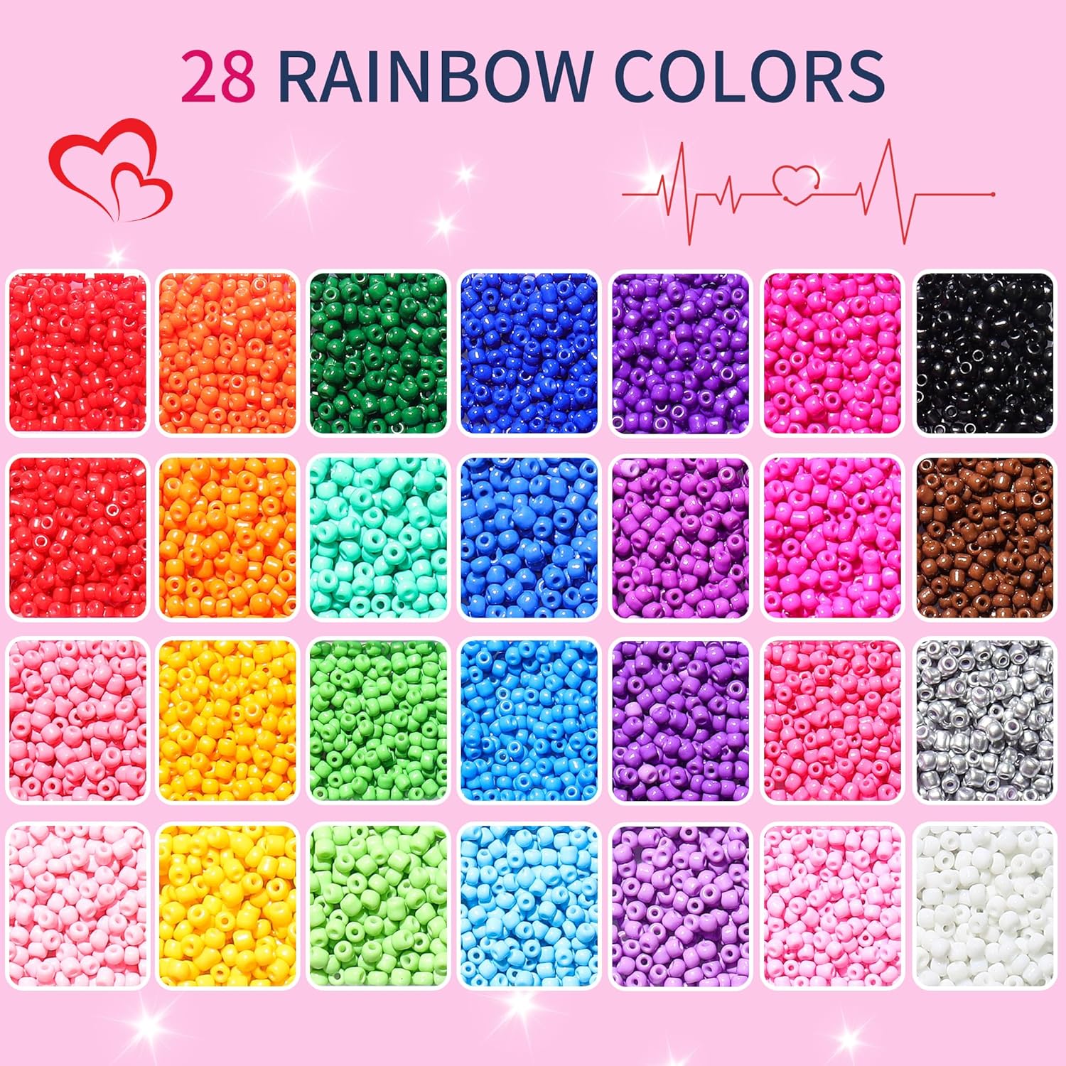 28 colors of 3mm seed beads, 7 – Fine Jewelry & Watches Photos recenzja i cena