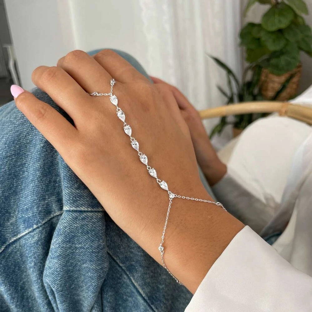 Fashion Zircon Teardrop Finger – Jewelry & Watches Bench recenzja i cena