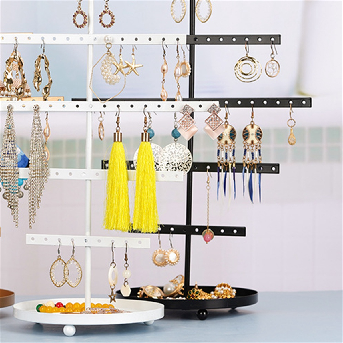 ABQR Black 3-Layer Simple Earr – Jewelry & Watches Bench recenzja i cena