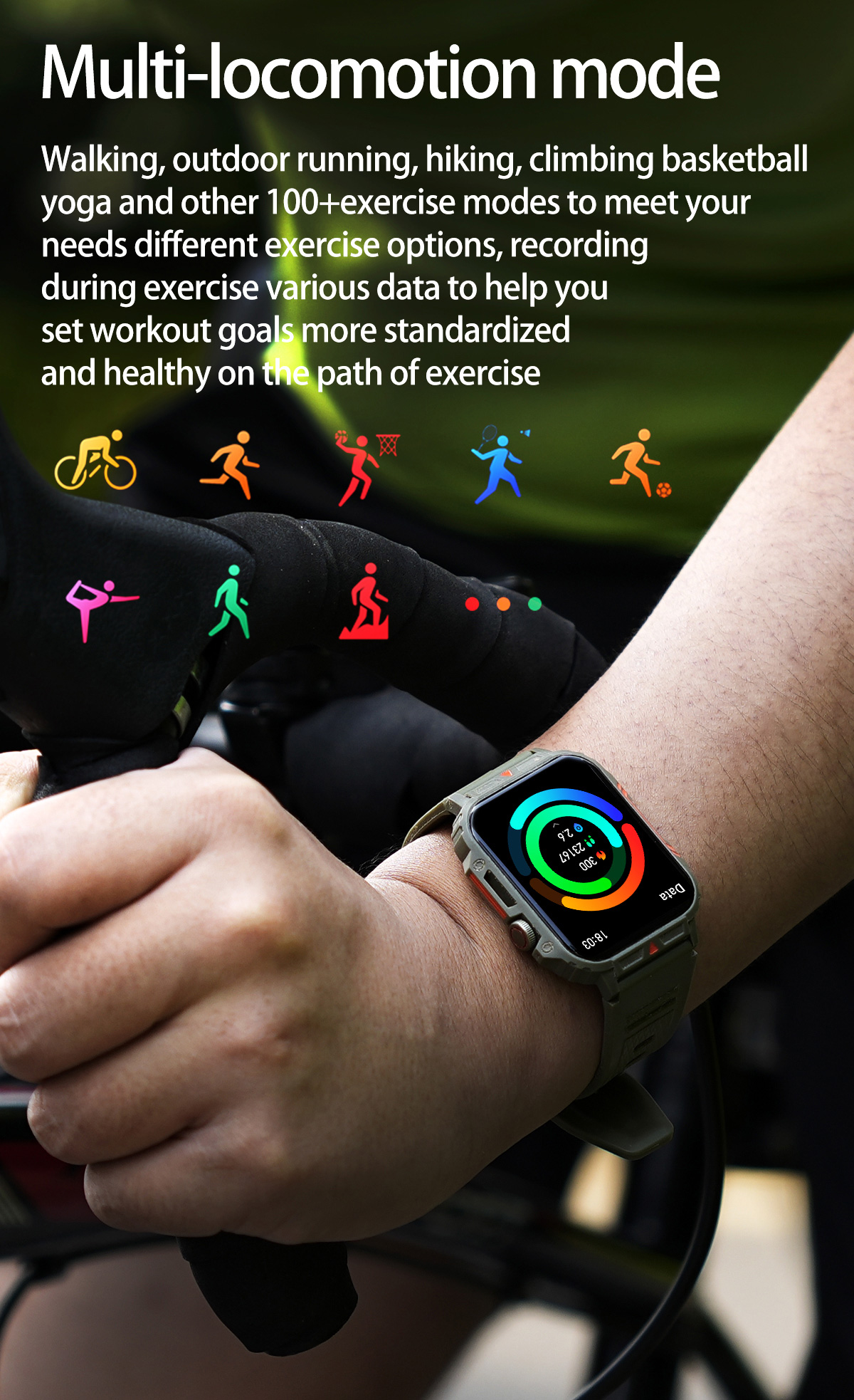 1.91 Outdoor Military Smart Wa – Italian Jewelry Watches recenzja i cena