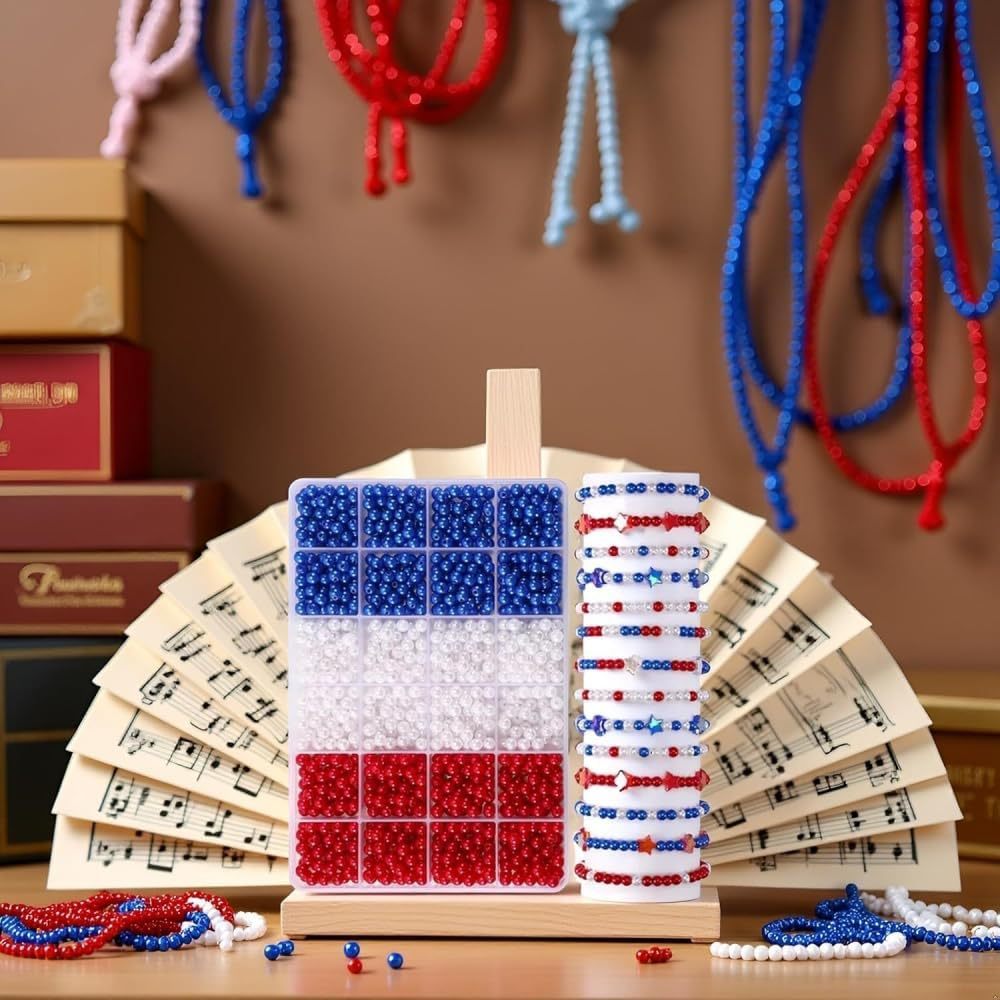 1205pcs 6mm， Red, white, and b – Fine Jewelry & Watches Photos recenzja i cena