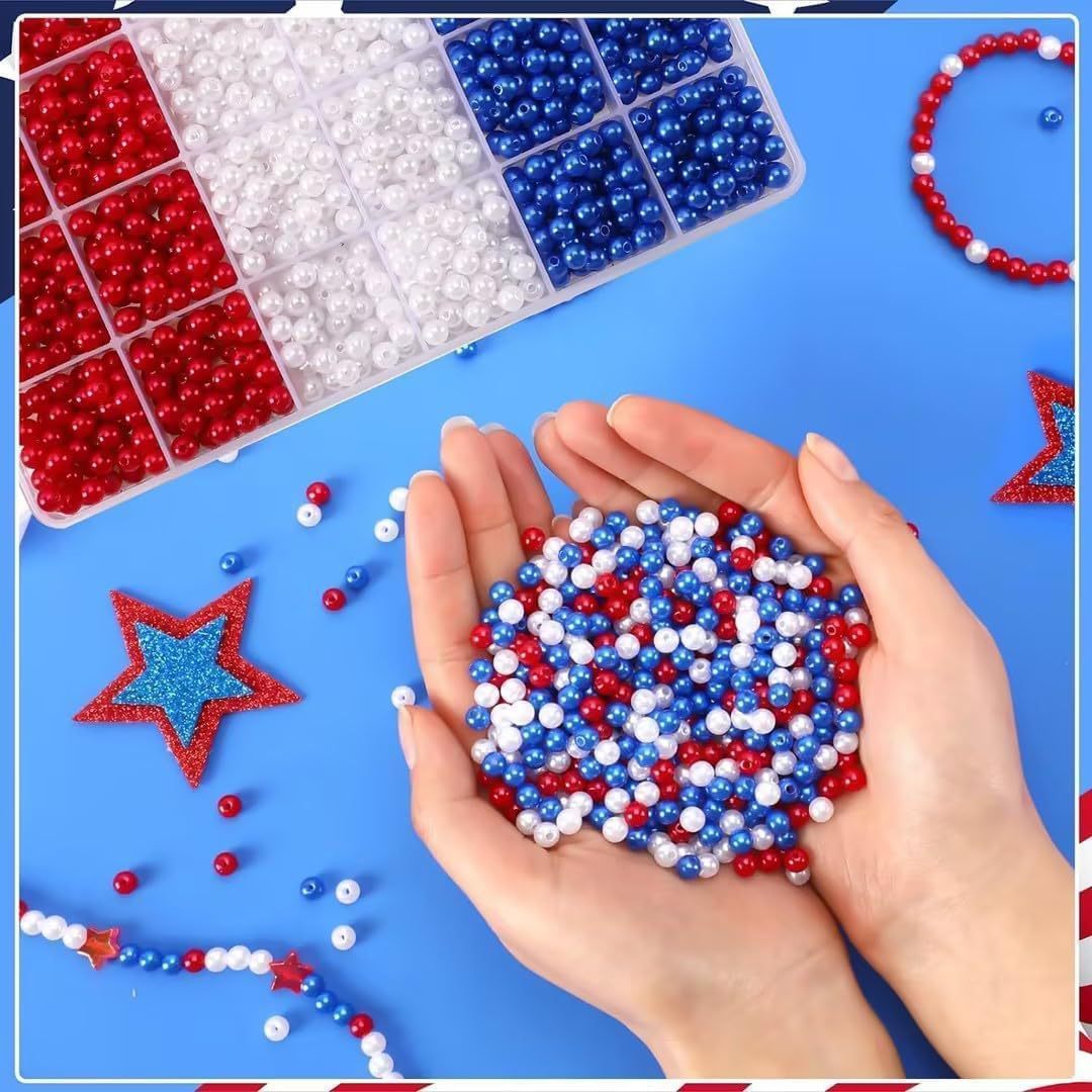1205pcs 6mm， Red, white, and b – Fine Jewelry & Watches Photos recenzja i cena