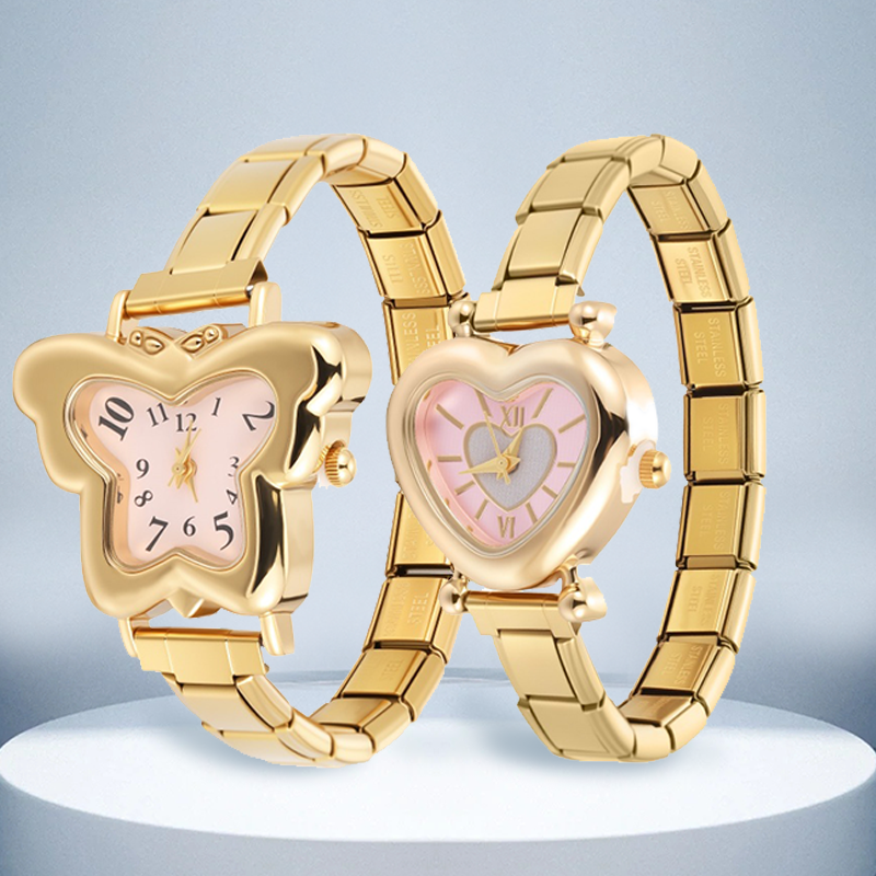 New Gold Color Pretty Butterfl – Mystery Jewelry Jar Watches recenzja i cena
