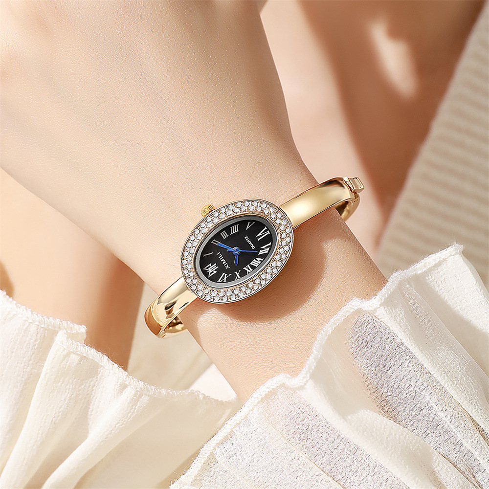 New Oval Women's Bracelet Watc – Jewelry Diamond Watches recenzja i cena