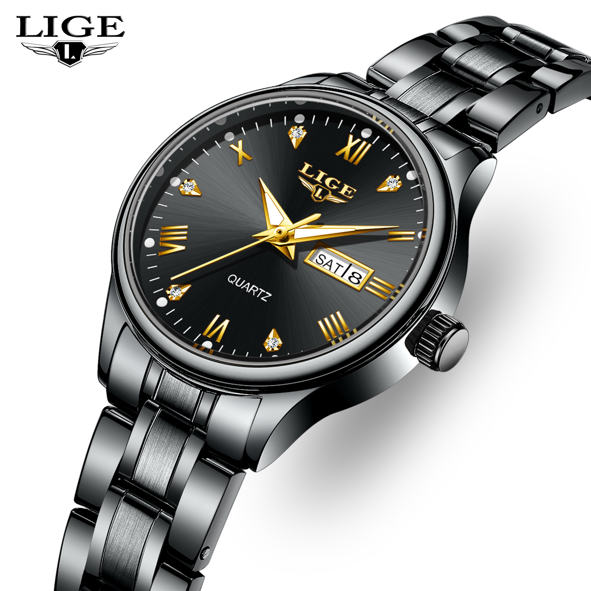 LIGE Top Band Woman Watch Clas – Jewelry Diamond Watches recenzja i cena