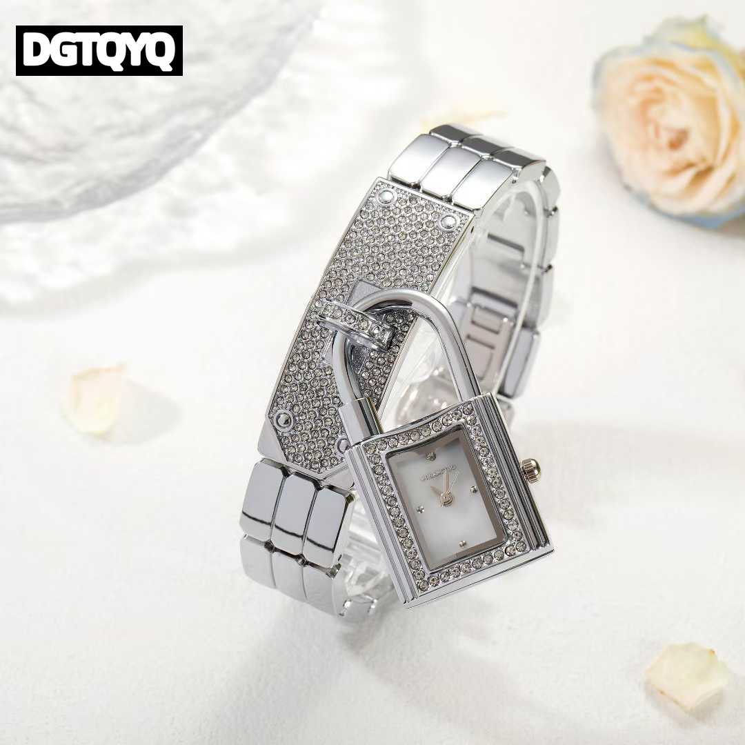 Ladies Sliver Detachable Lock  – Jewelry Diamond Watches recenzja i cena