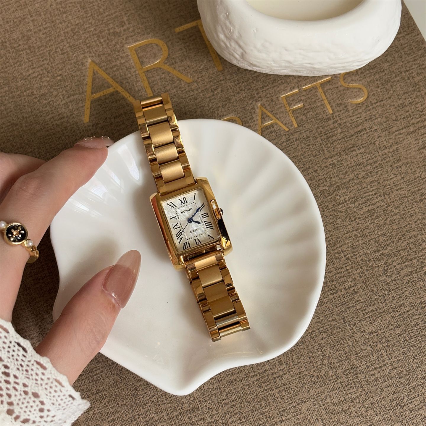 Retro watch for women, Roman r – Mystery Jewelry Jar Watches recenzja i cena