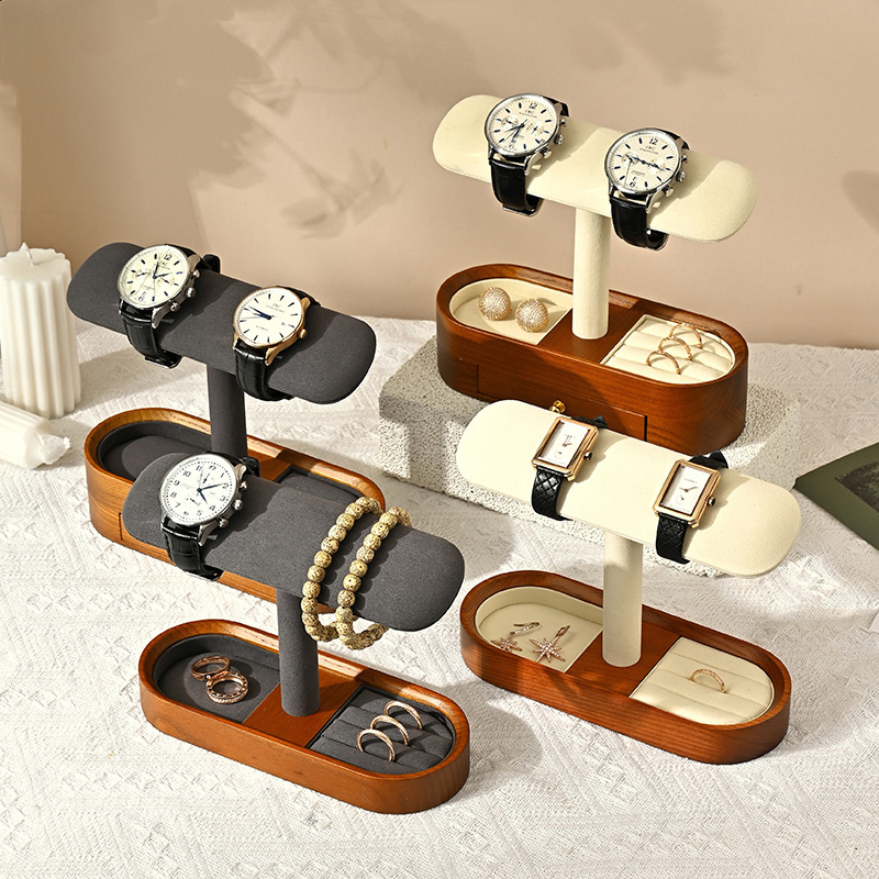 Oirlv Solid Wood Watch Organiz – Jewelry Bracelet Watches recenzja i cena