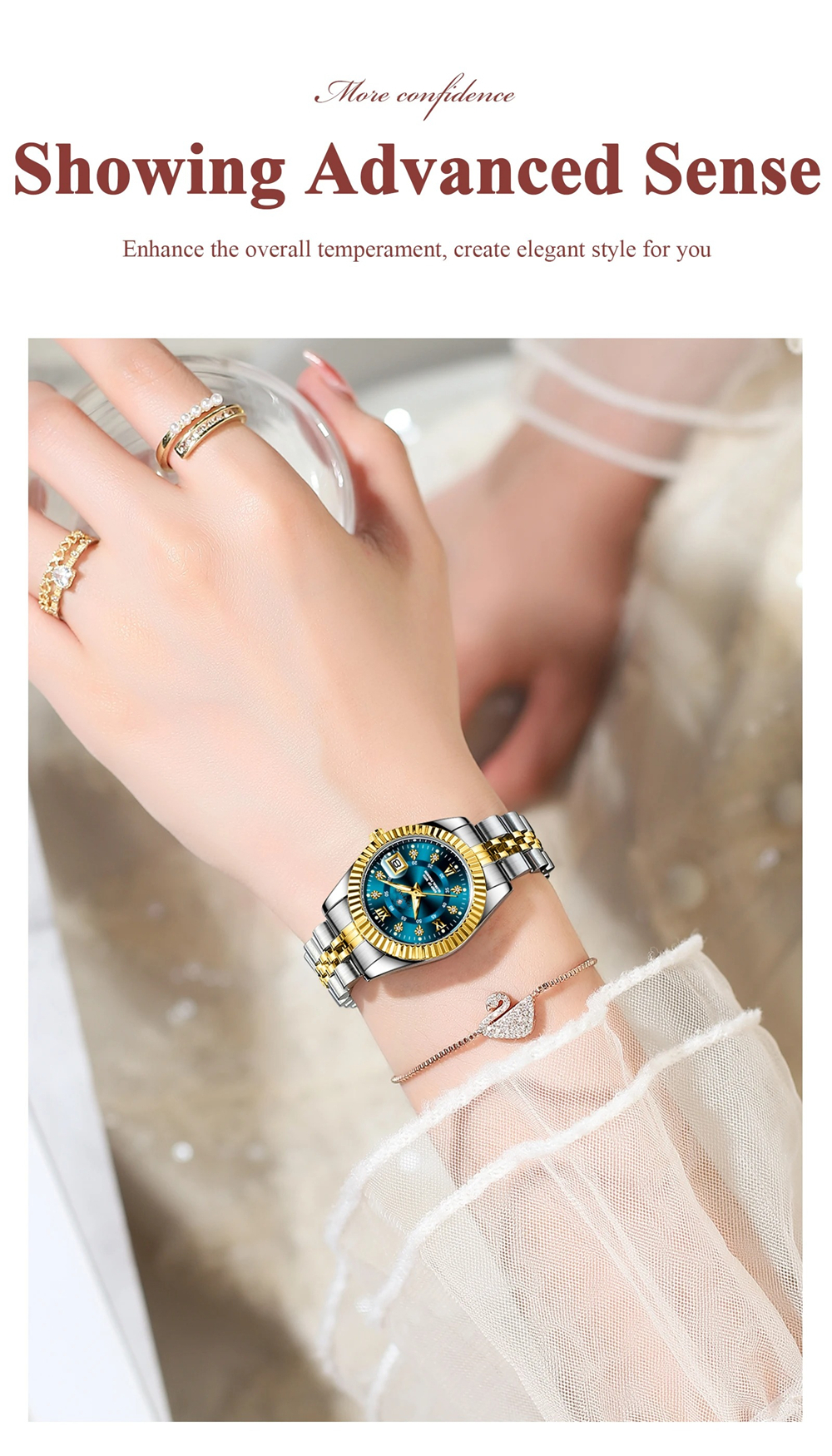 28MM Fashion Quartz Wristwatch – Jewelry Diamond Watches recenzja i cena