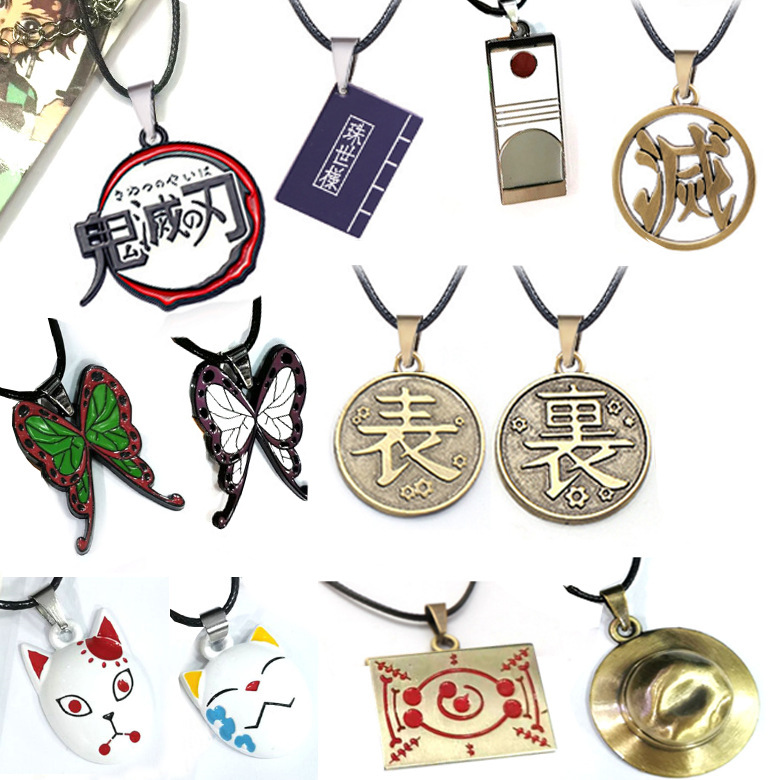 Demon Slayer Anime Pendant Nec – Butterfly Pendant Necklace recenzja i cena