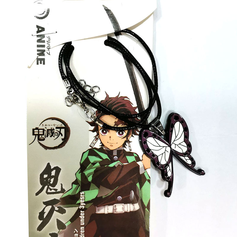 Demon Slayer Anime Pendant Nec – Butterfly Pendant Necklace recenzja i cena