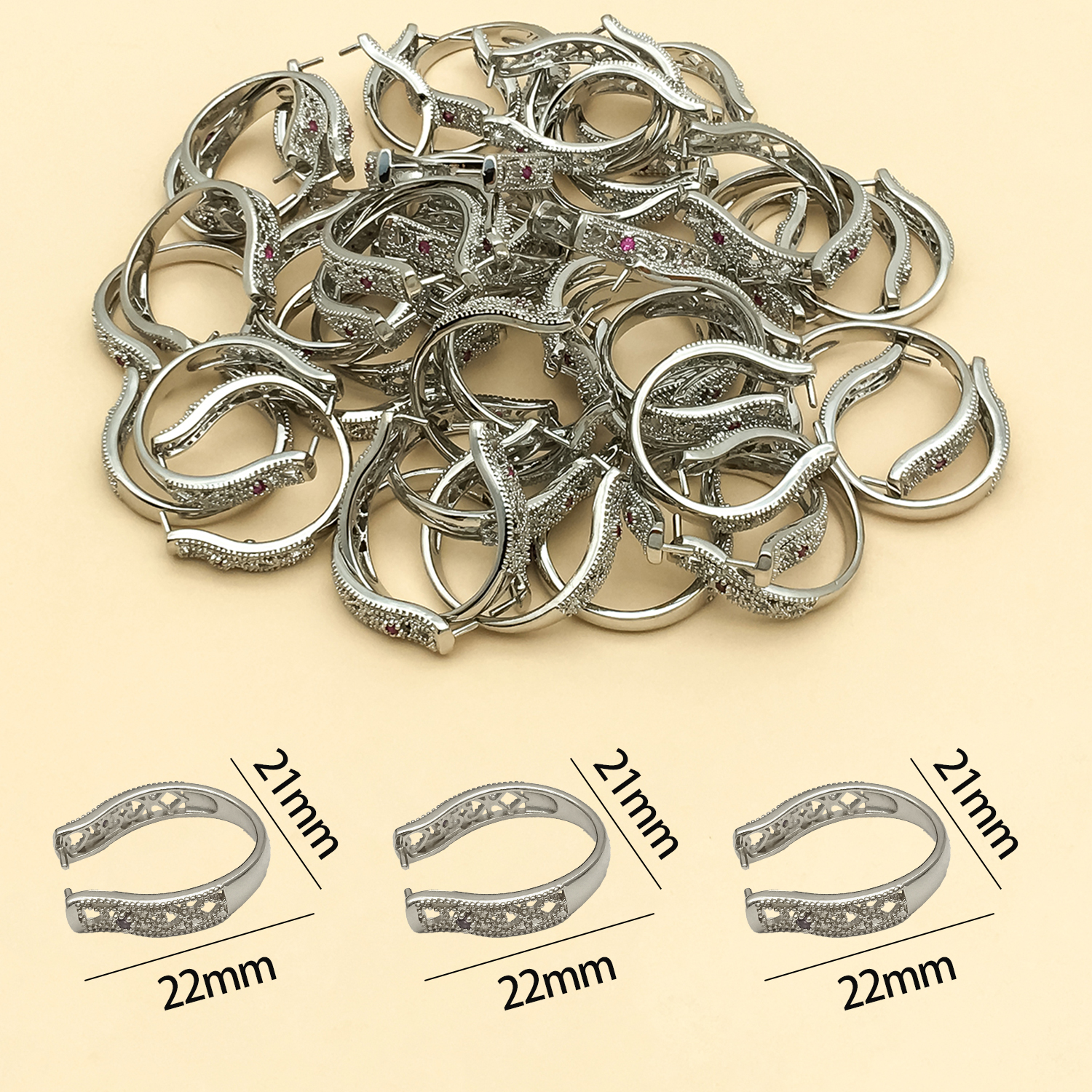 5pcs 18k gold-plated copper th – Gold Plated Ring recenzja i cena