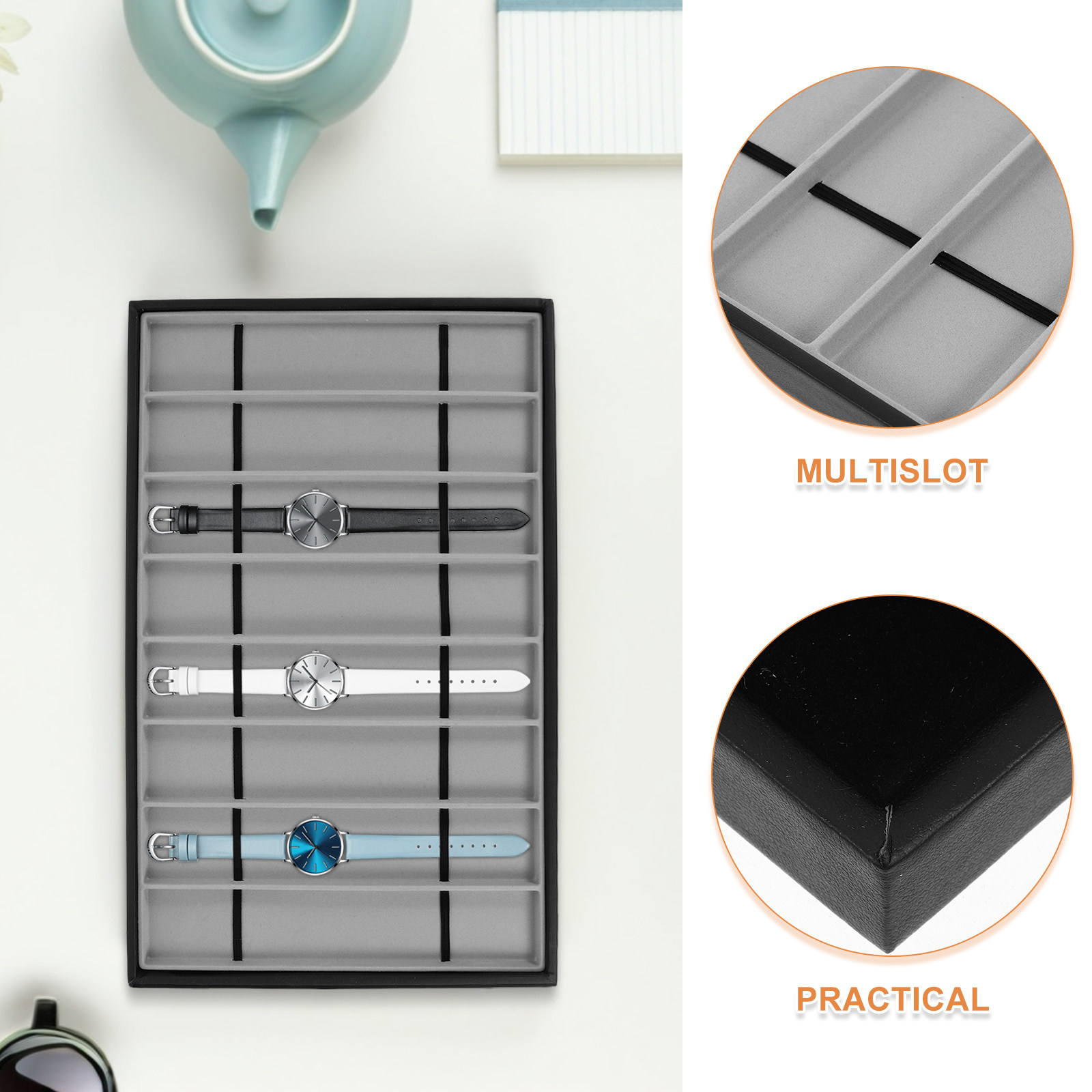 8-compartment Watch Storage Tr – Jewelry And Watches Exhibition recenzja i cena