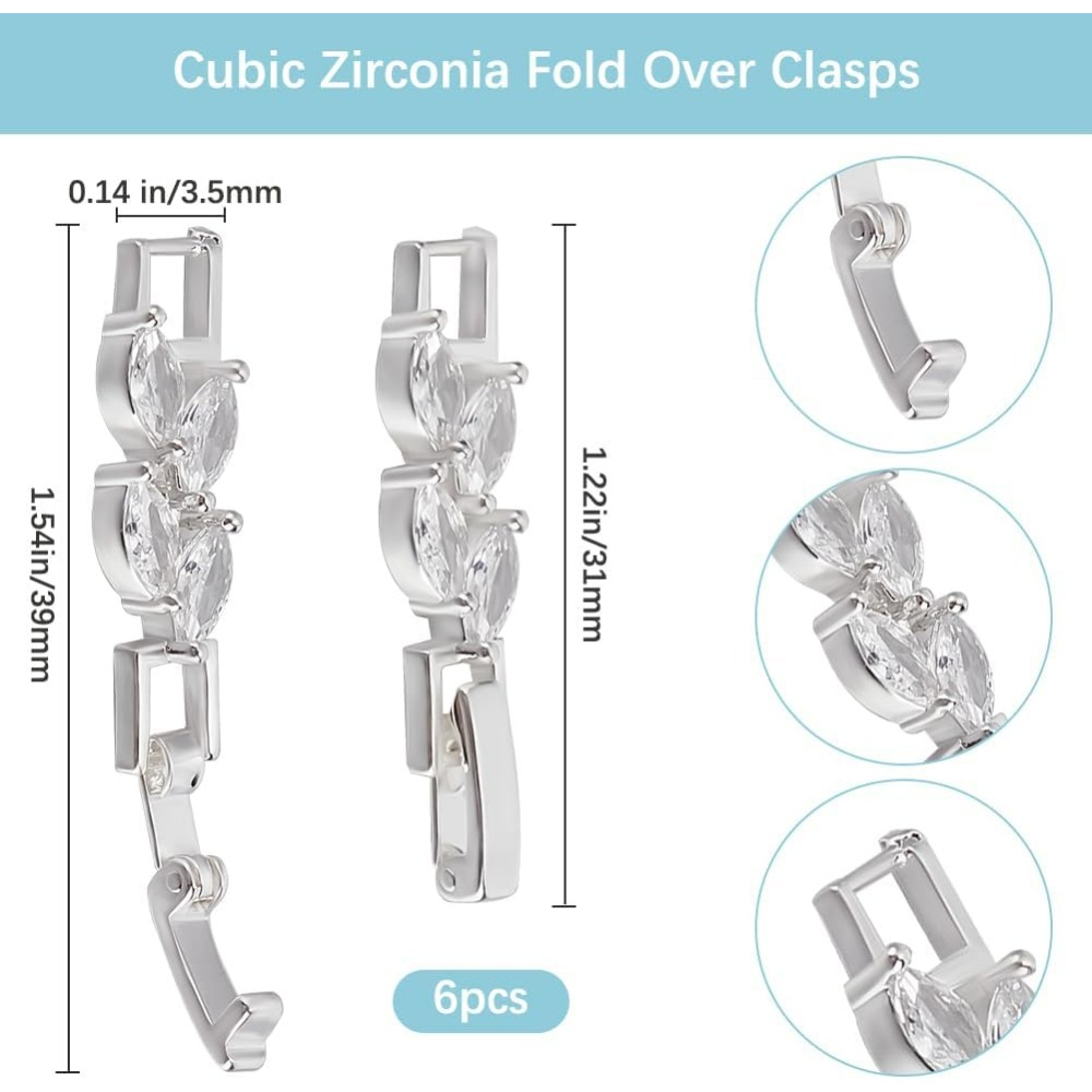 1 Box 6Pcs Bracelet Extender C – Jewelry Bracelet Watches recenzja i cena