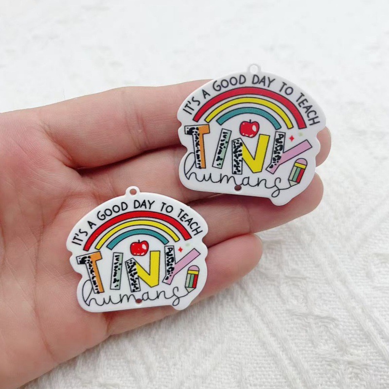 10pcs Teacher's Day Acrylic Do – Jewelry & Watches Bench recenzja i cena