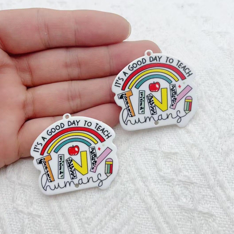 10pcs Teacher's Day Acrylic Do – Jewelry & Watches Bench recenzja i cena