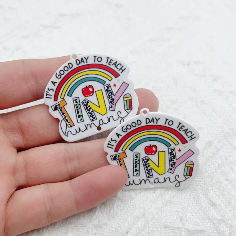 10pcs Teacher's Day Acrylic Do – Jewelry & Watches Bench recenzja i cena