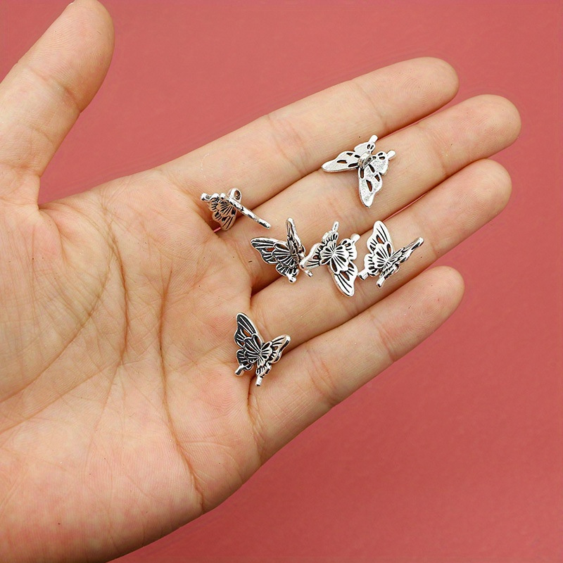 10PCS Silver Butterfly Accesso – Butterfly Pendant Necklace recenzja i cena