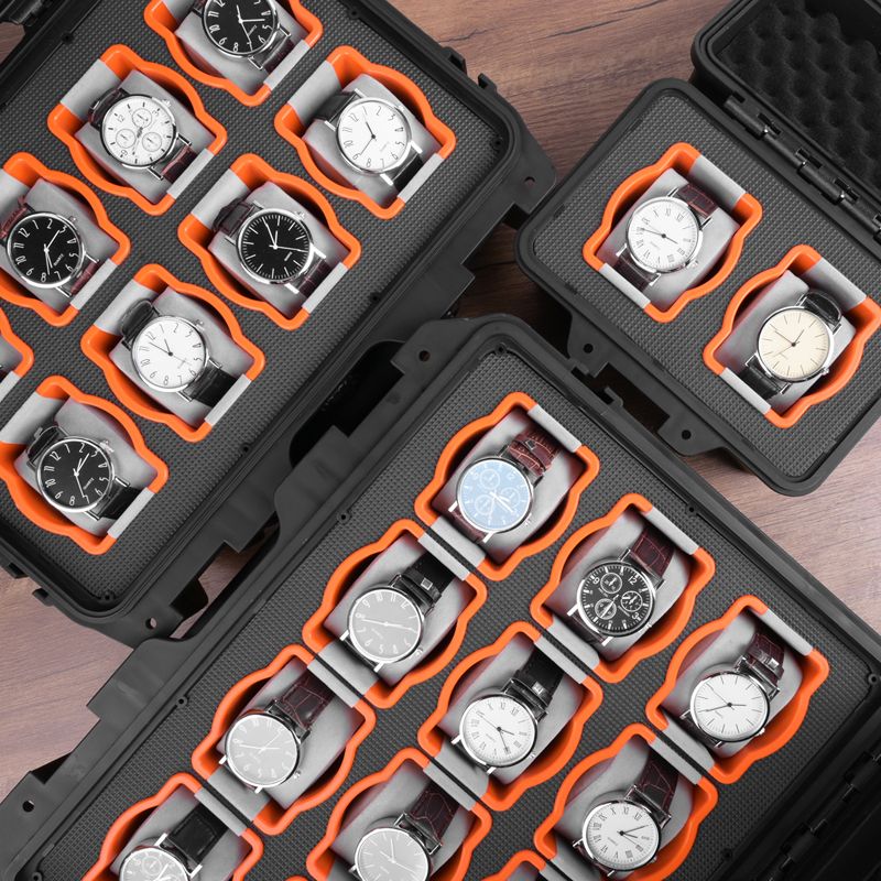 Black Men Watch Storage Box Ca – Jewelry And Watches Exhibition recenzja i cena