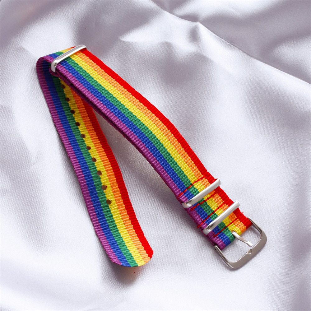 Hot Nylon Rainbow Bracelet for – Mystery Jewelry Jar Watches recenzja i cena