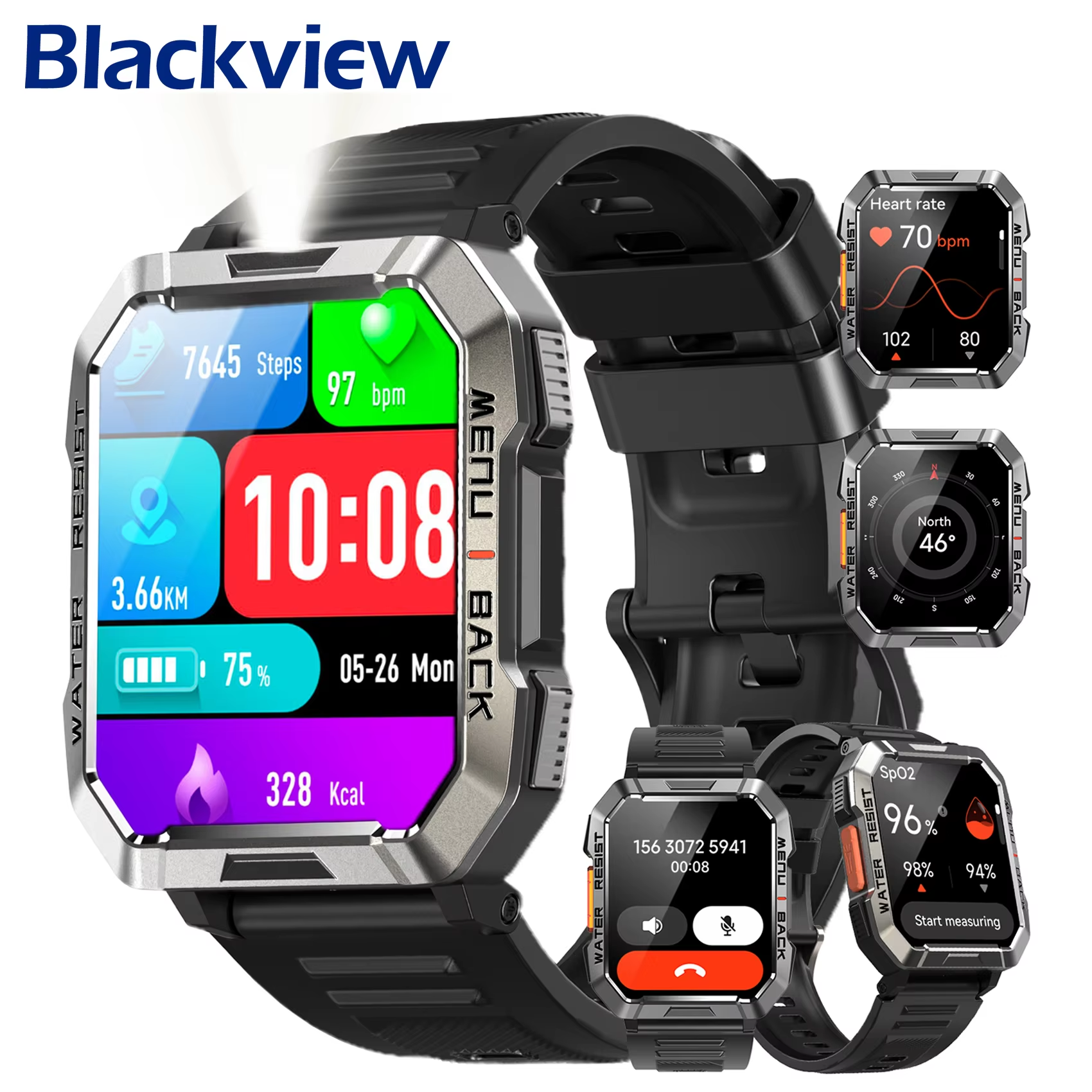 Blackview W60 Waterproof Smart – Italian Jewelry Watches recenzja i cena