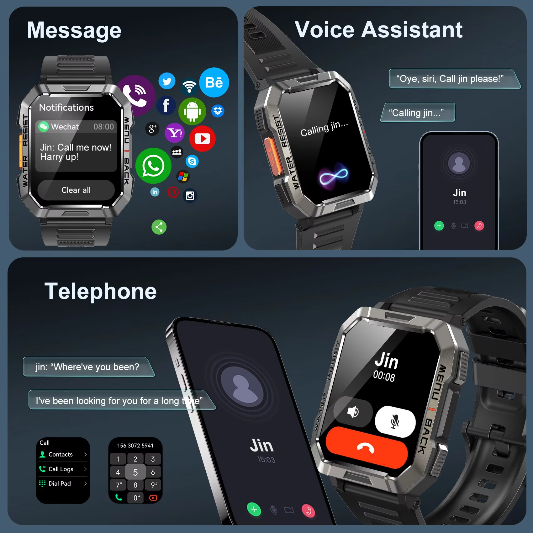 Blackview W60 Waterproof Smart – Italian Jewelry Watches recenzja i cena