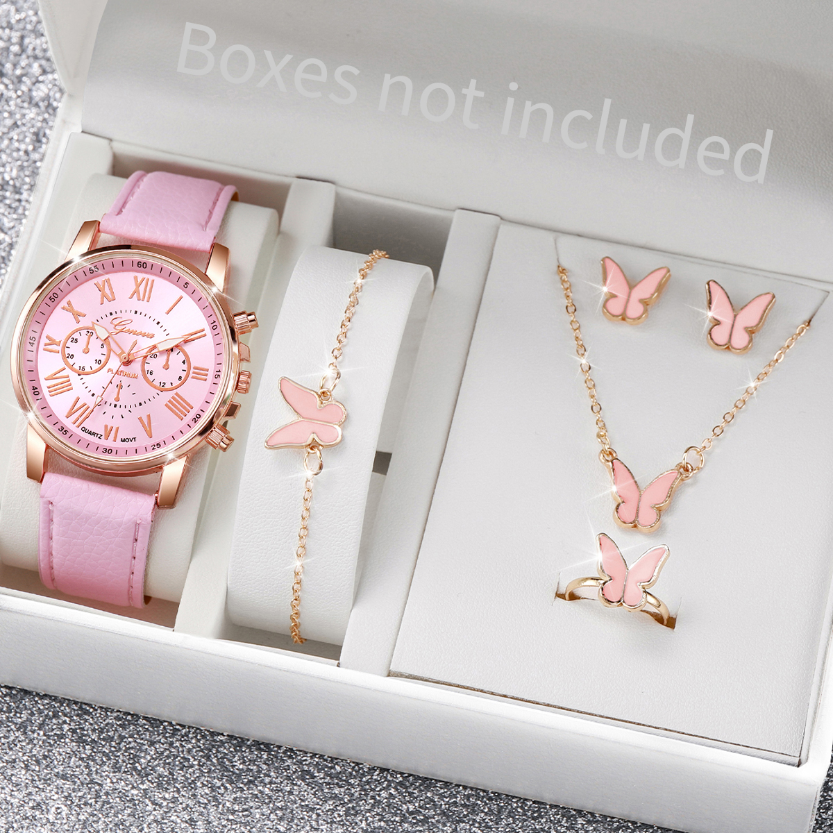 6PCS/Set Fashion Women Watches – Mystery Jewelry Jar Watches recenzja i cena
