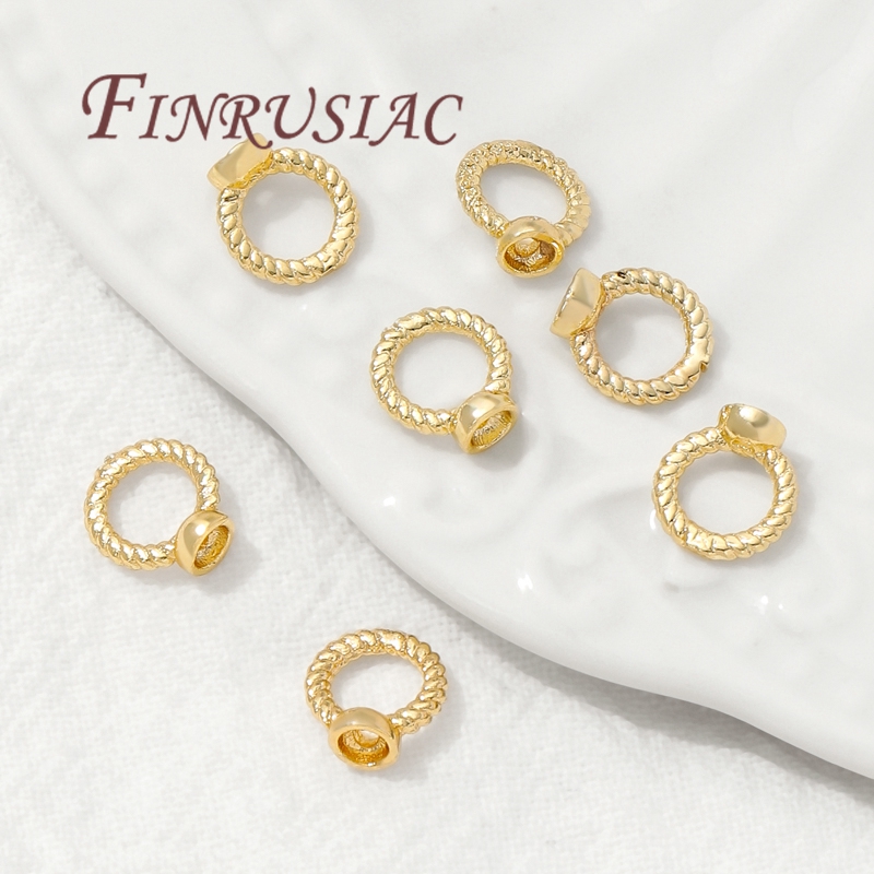 7.5mm End Connecting Ring 18K  – Gold Plated Ring recenzja i cena