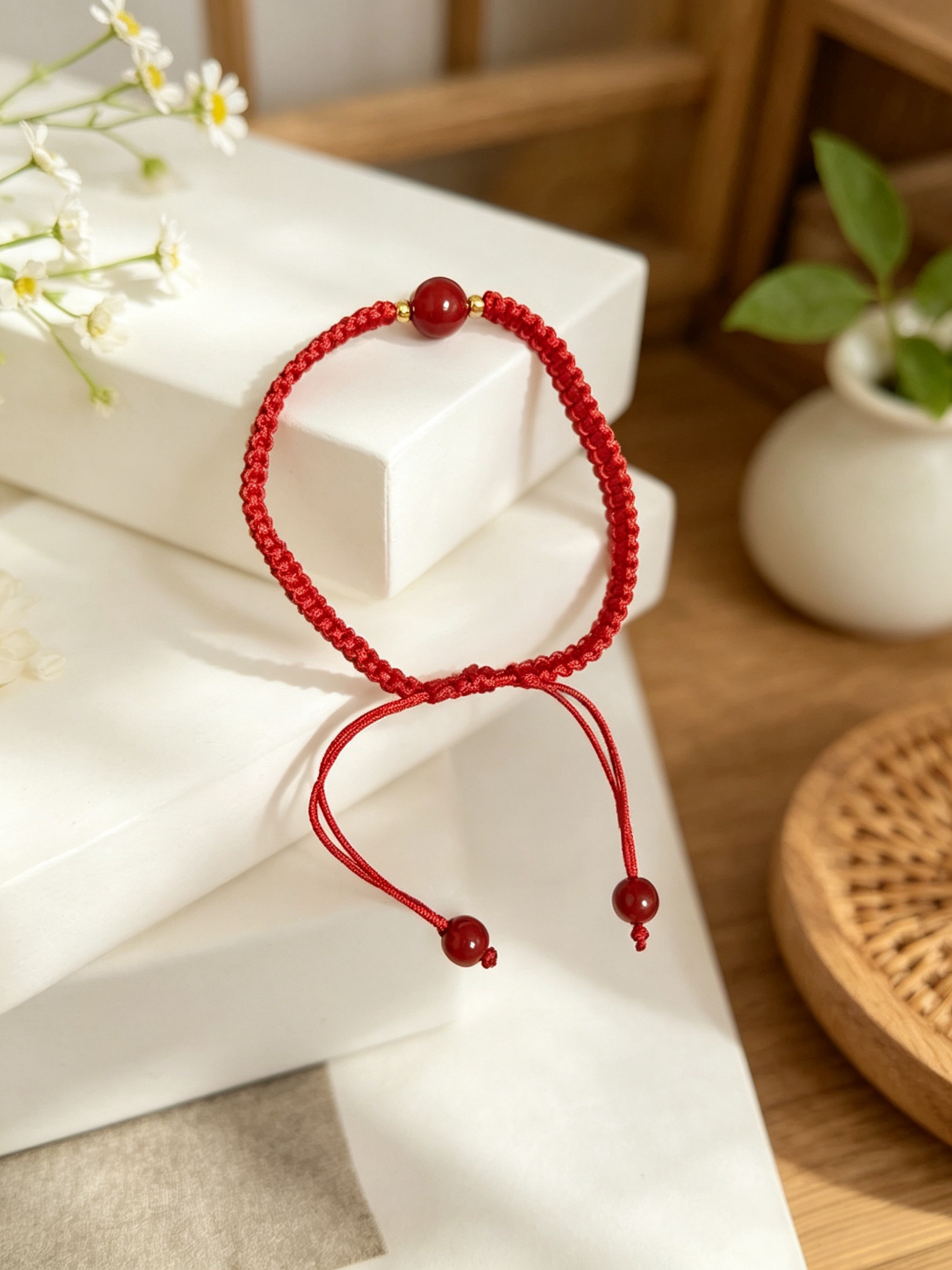 Adjustable Red String Bracelet – Fine Jewelry & Watches Photos recenzja i cena