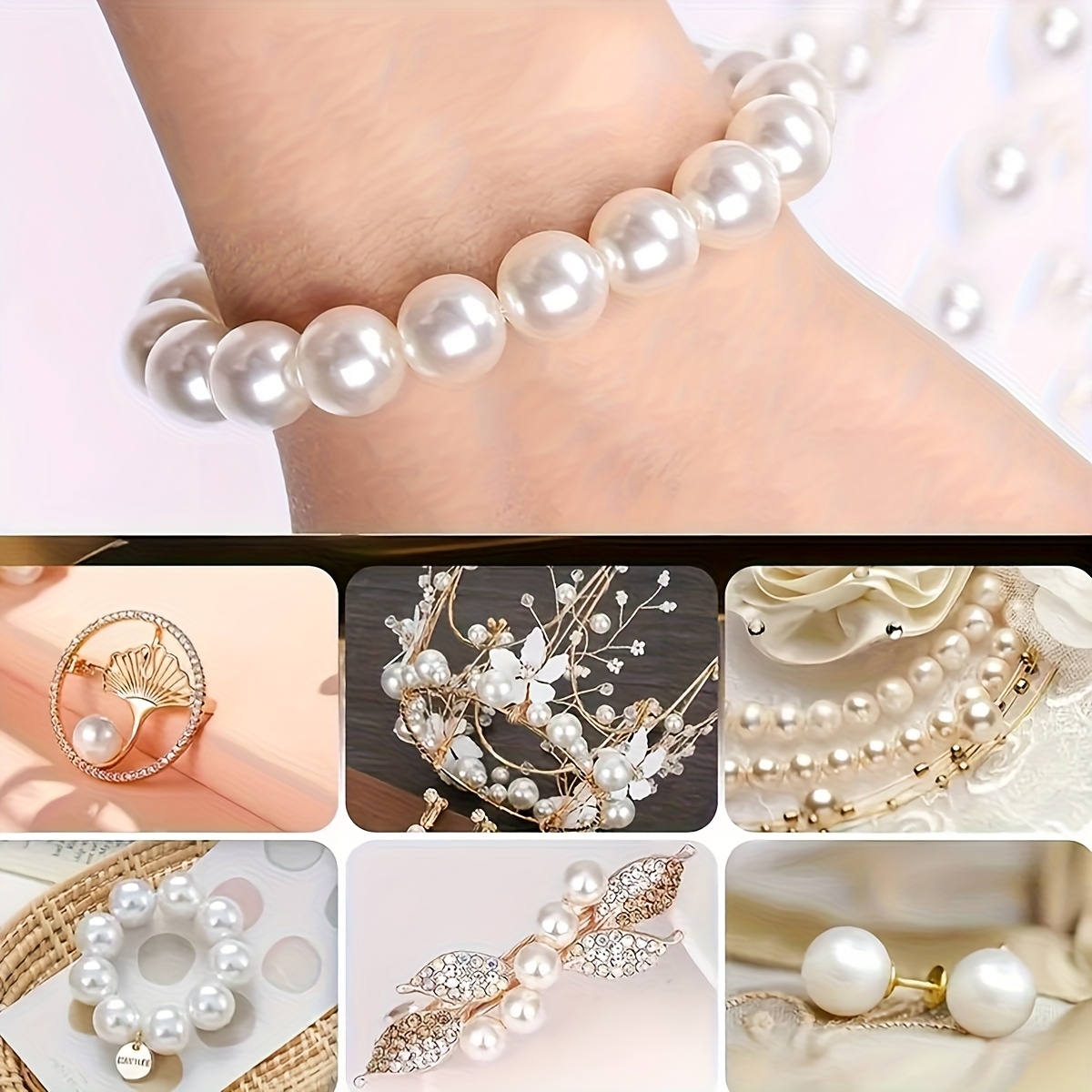 1388pcs 4/6/8/10mm  Black, whi – Fine Jewelry & Watches Photos recenzja i cena