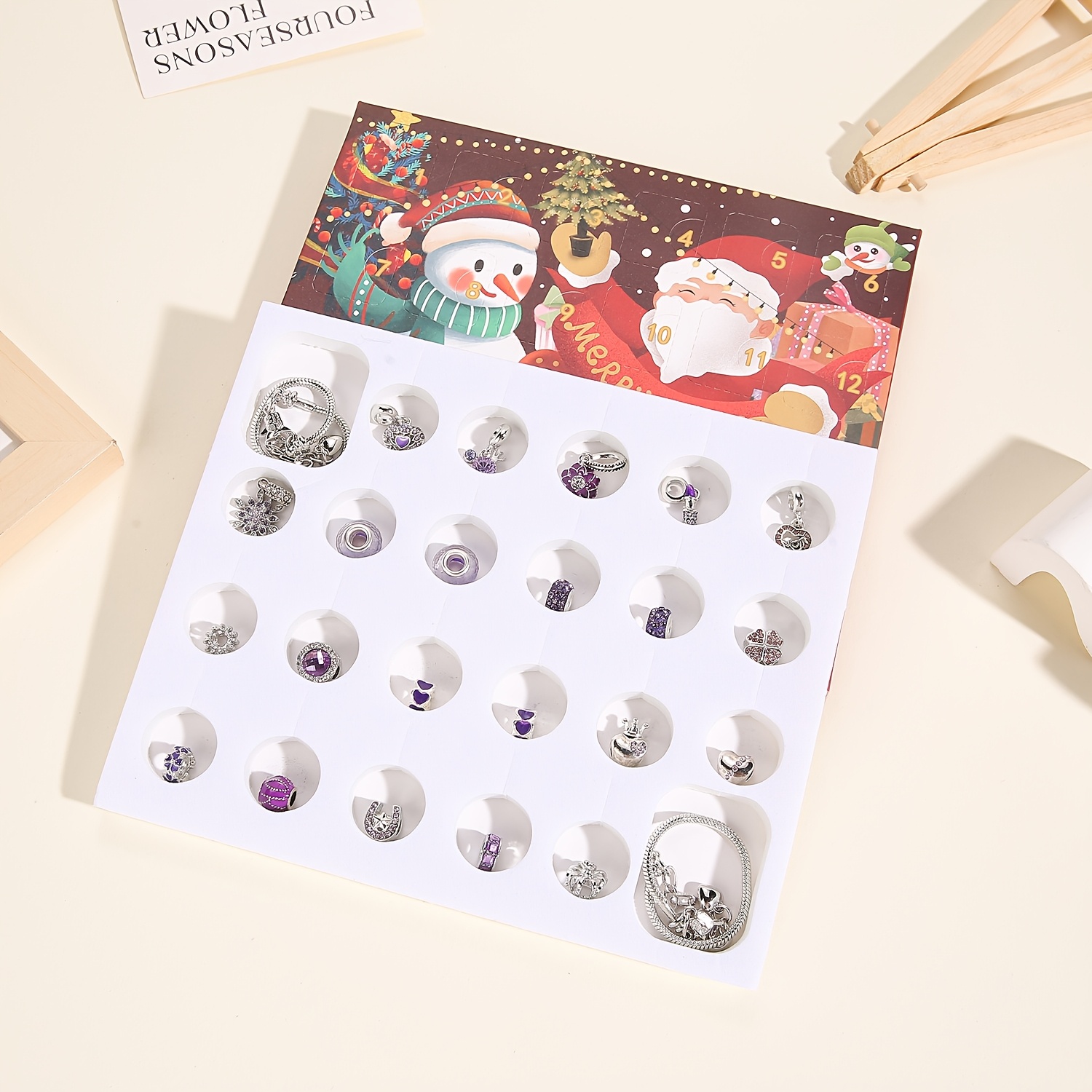 Christmas purple beads DIY jew – Fine Jewelry & Watches Photos recenzja i cena