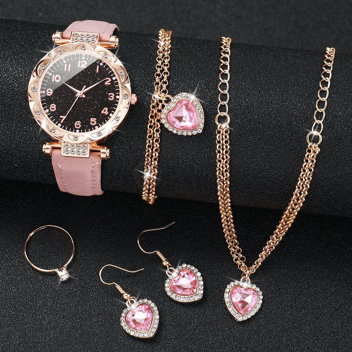 6 Pcs/set Fashion Starry Sky W – Jewelry Diamond Watches recenzja i cena