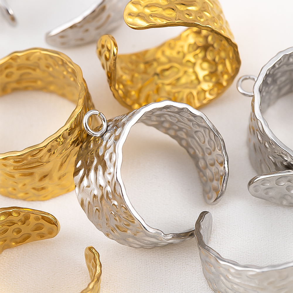 2pcs Stainless Steel 18K Gold  – Gold Plated Ring recenzja i cena