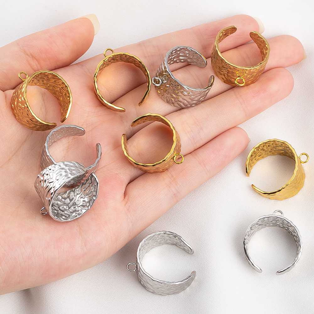 2pcs Stainless Steel 18K Gold  – Gold Plated Ring recenzja i cena