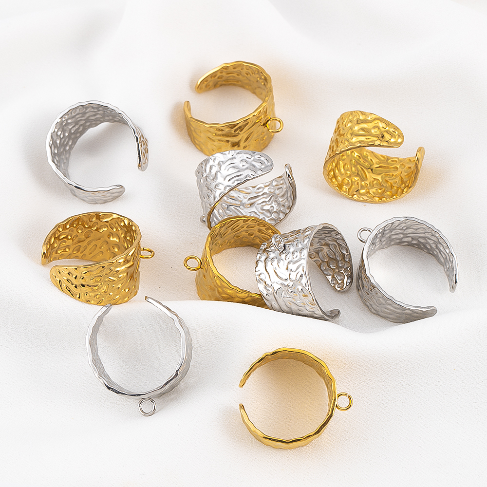 2pcs Stainless Steel 18K Gold  – Gold Plated Ring recenzja i cena