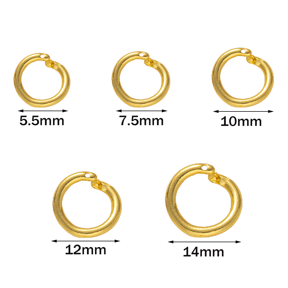 10pcs 18K Gold Plated Brass Lo – Gold Plated Ring recenzja i cena