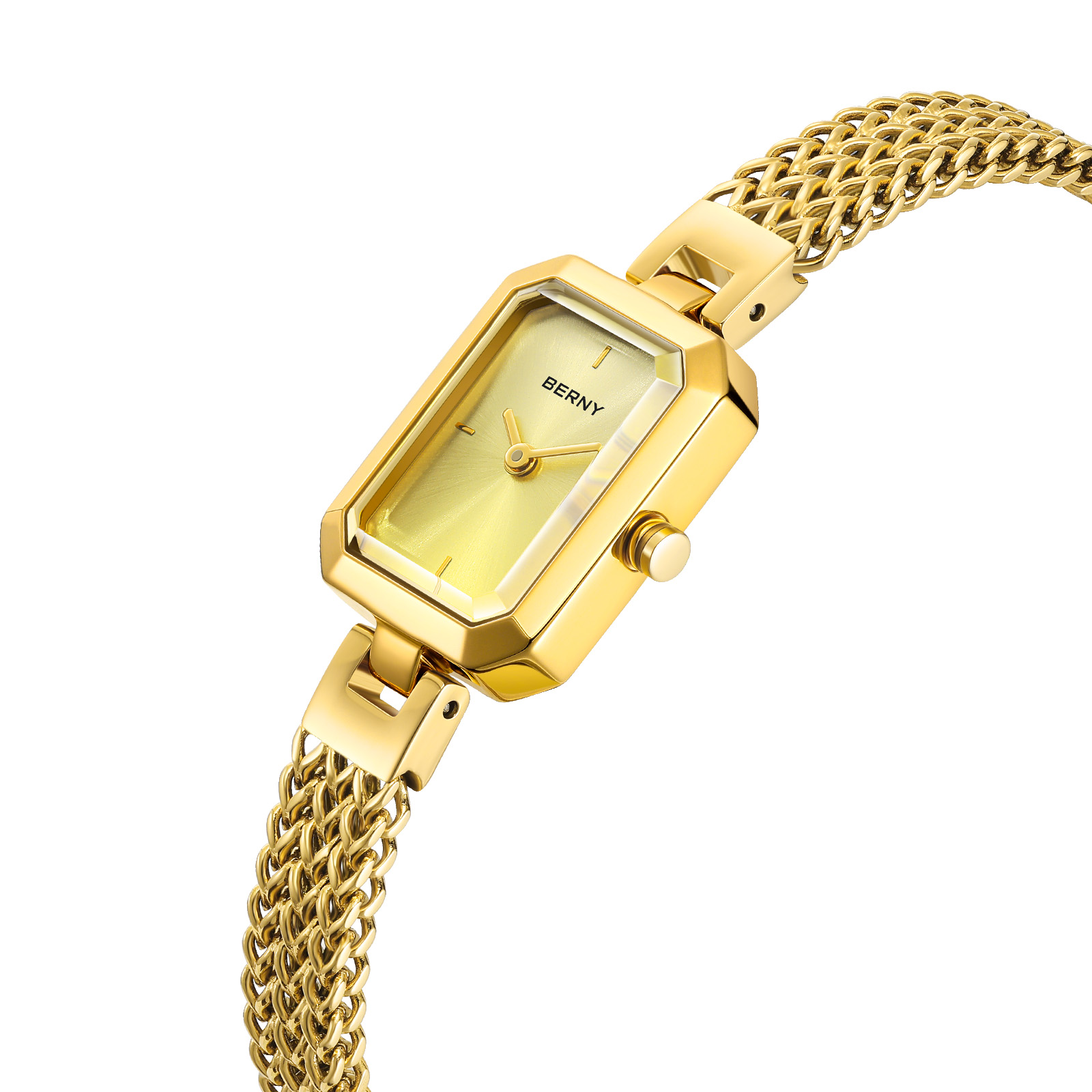 BERNY Gold Watch for Women Min – Mystery Jewelry Jar Watches recenzja i cena