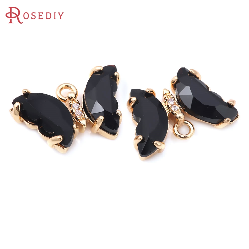 10PCS 18K Gold Color Brass and – Butterfly Pendant Necklace recenzja i cena