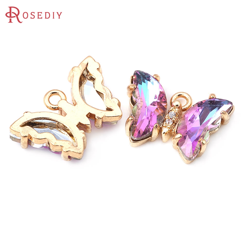 10PCS 18K Gold Color Brass and – Butterfly Pendant Necklace recenzja i cena