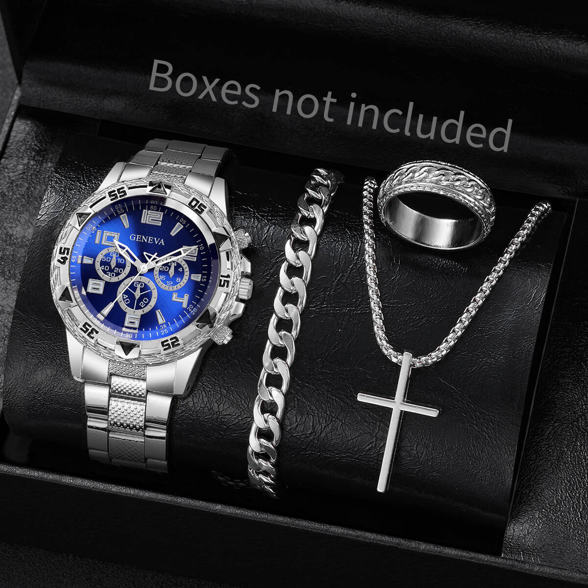 4PCS/Set Fashion Men Business  – Mystery Jewelry Jar Watches recenzja i cena